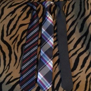 3 pack of ties all different designs